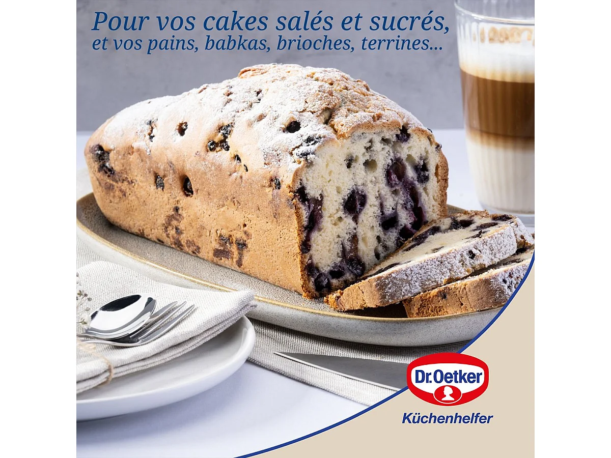 Moule à cake coins arrondis 25 cm Dr Oetker Back Liebe