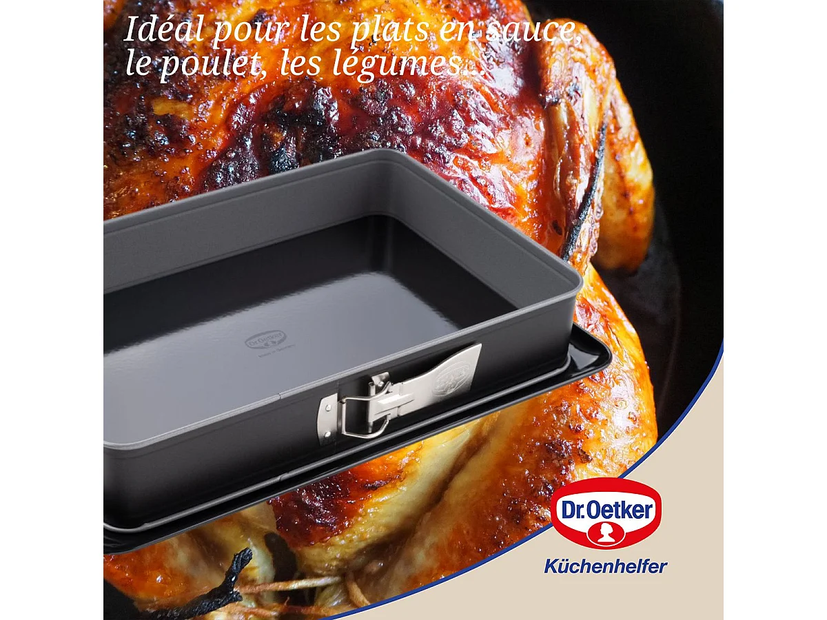 Moule à gâteau et plat four 38 x 25 x 7 cm Dr Oetker Back-Idee Kreativ