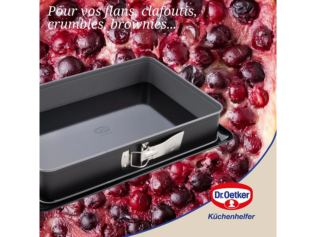 Moule à gâteau et plat four 38 x 25 x 7 cm Dr Oetker Back-Idee Kreativ