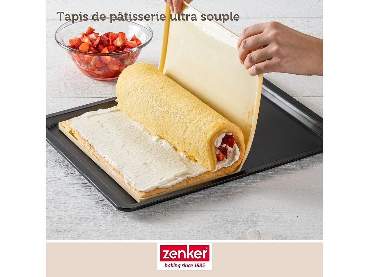 Moule à génoise et biscuit roulé en silicone 36 x 27 cm Zenker Sweet Sensation