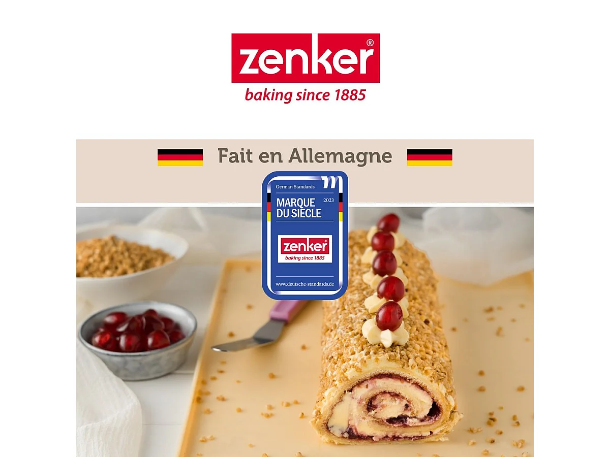 Moule à génoise et biscuit roulé en silicone 36 x 27 cm Zenker Sweet Sensation