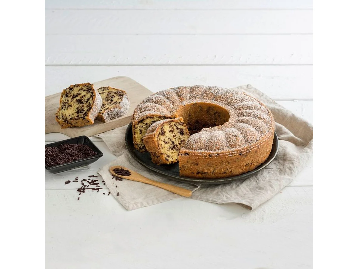 Moule à manqué et savarin double fond 26 cm Dr. Oetker Back Liebe