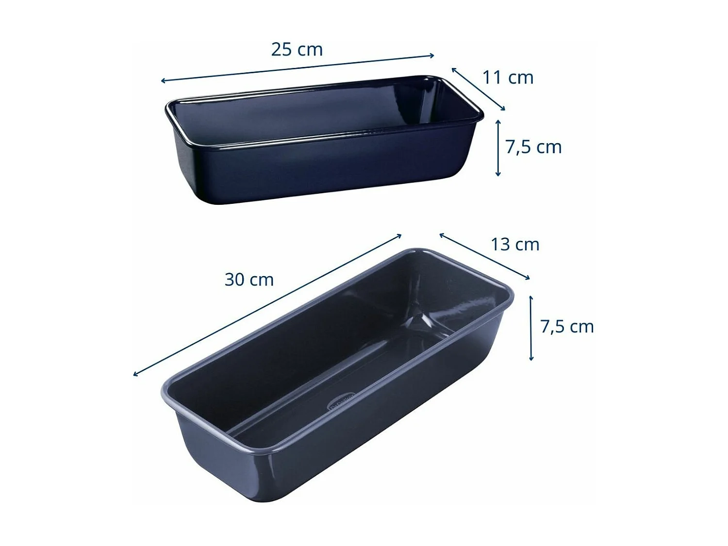 Set de 2 moules à cakes de 25 cm et 30 cm Dr. Oetker Back Liebe