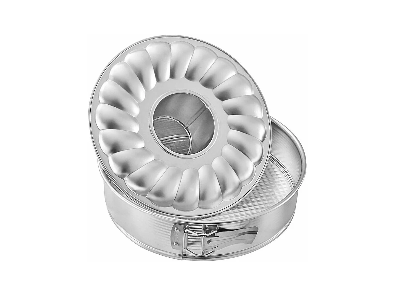 Moule à manqué et à savarin double fond 26 cm Zenker Silver