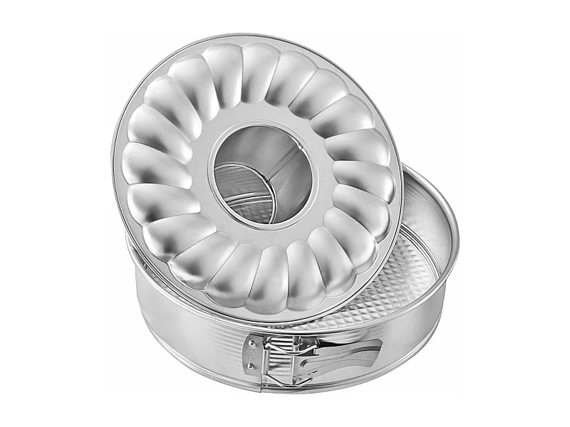 Moule à manqué et à savarin double fond 26 cm Zenker Silver