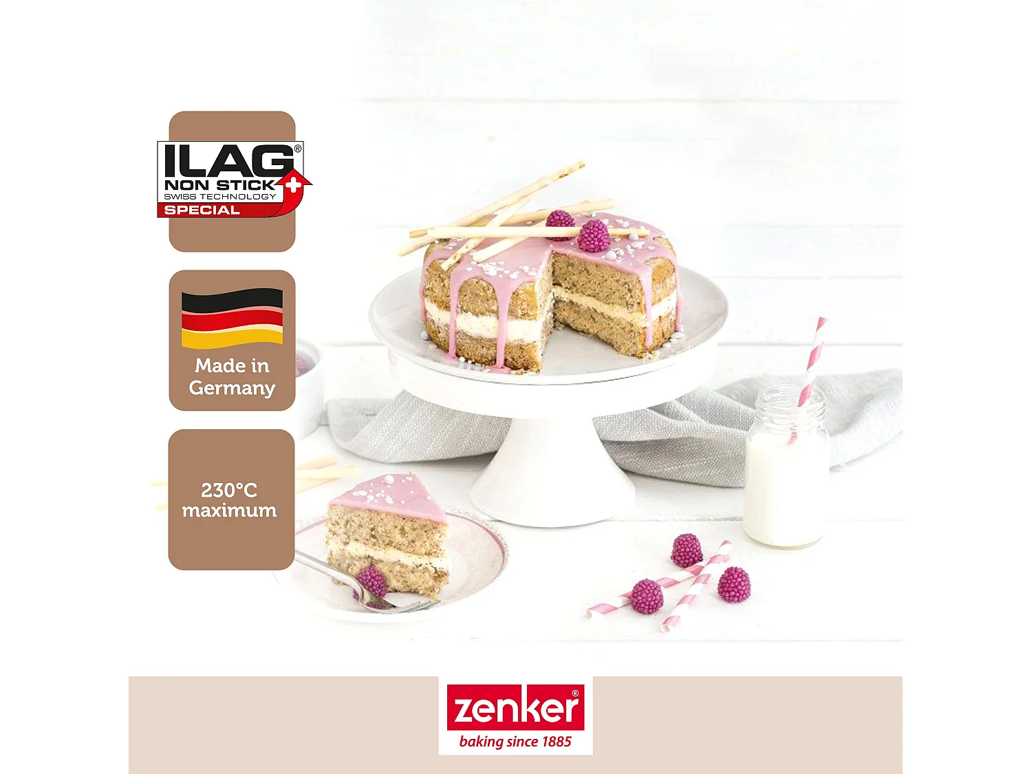 Moule à manqué à charnière 16 cm Zenker Spécial Mini