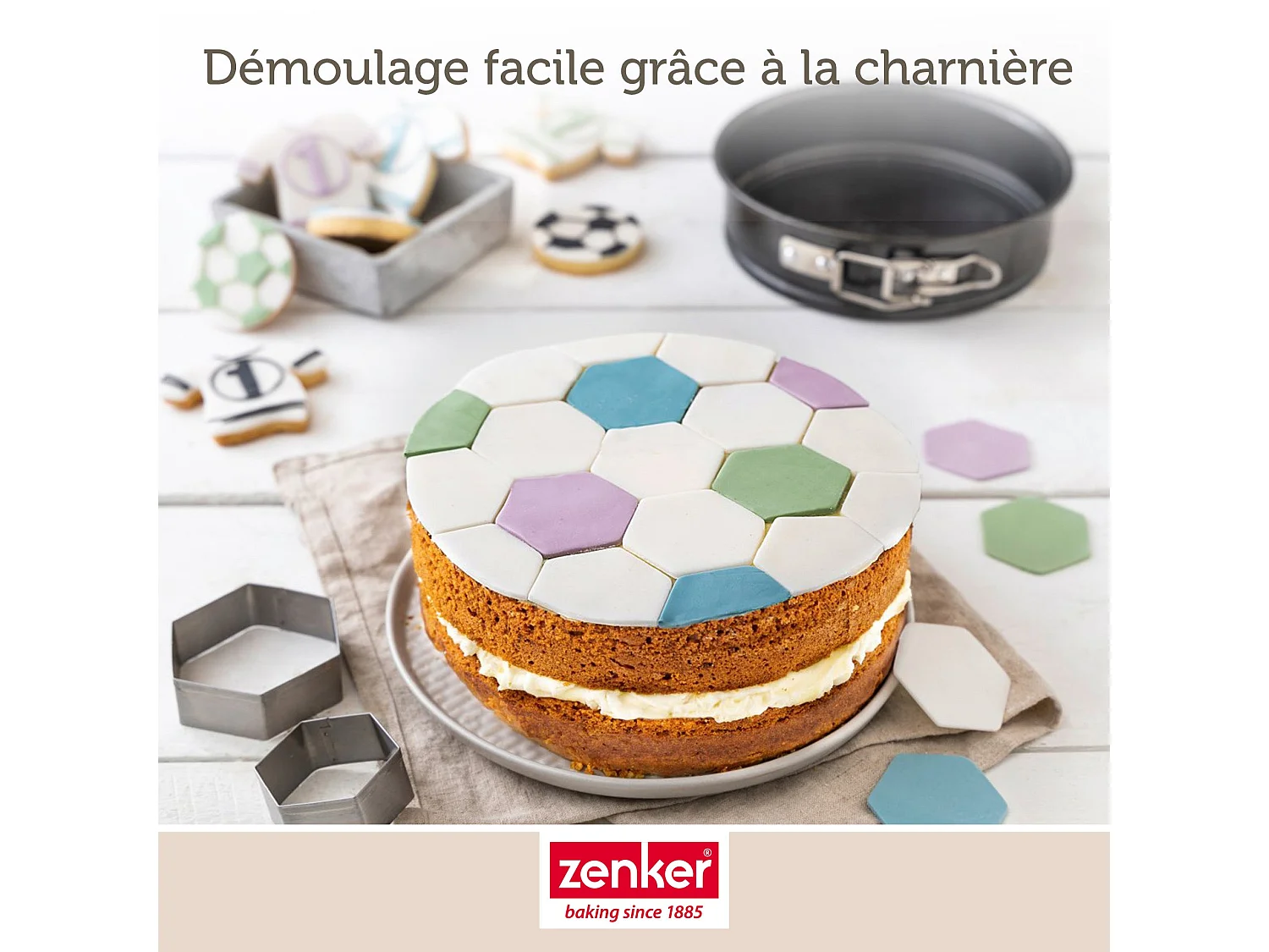 Moule à manqué à charnière 16 cm Zenker Spécial Mini