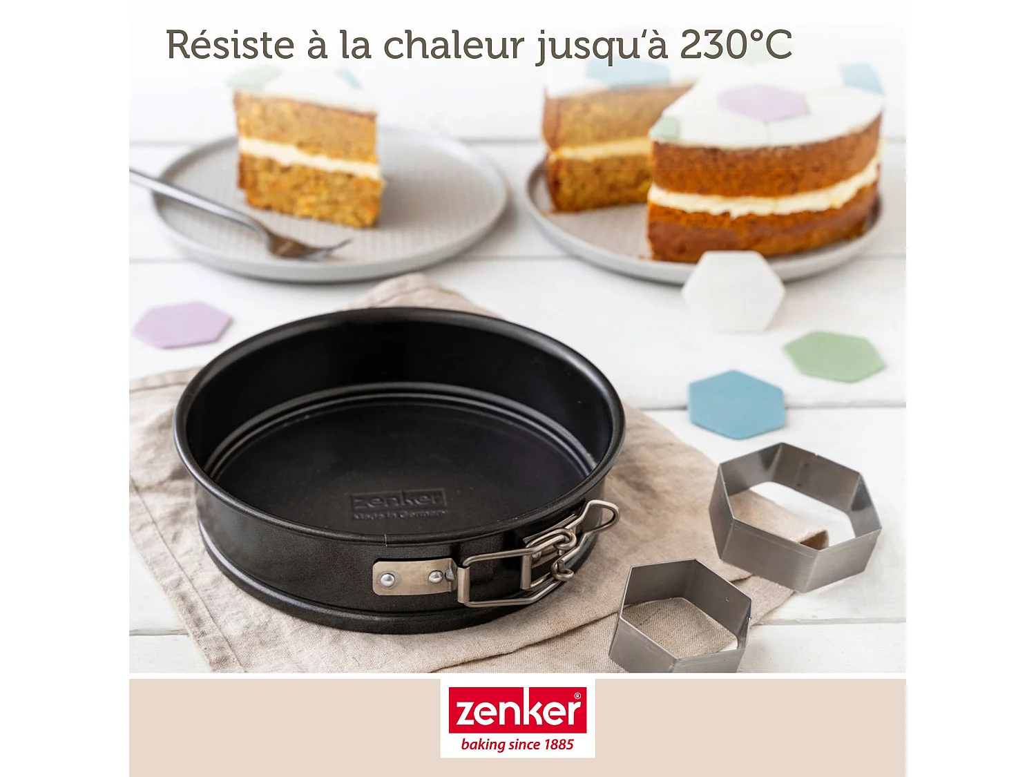 Moule à manqué à charnière 16 cm Zenker Spécial Mini
