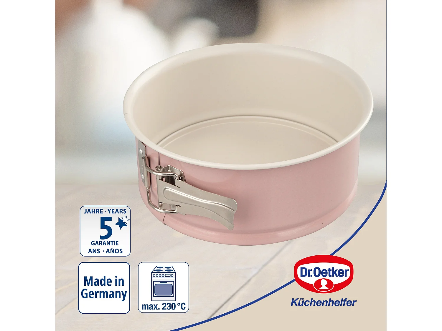 Moule à manqué à charnière 18 cm Dr.Oetker Rétro
