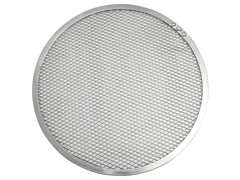 Plaque à pizza surgelée perforée en alu 33 cm FM Professional