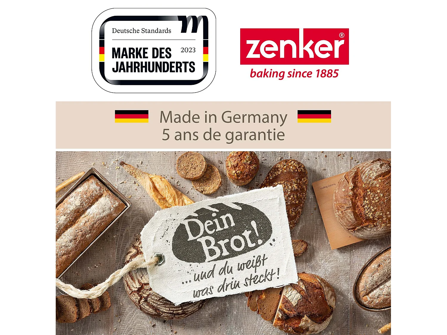 Moule à pain ovale 26 x 16 cm Zenker Black Metallic