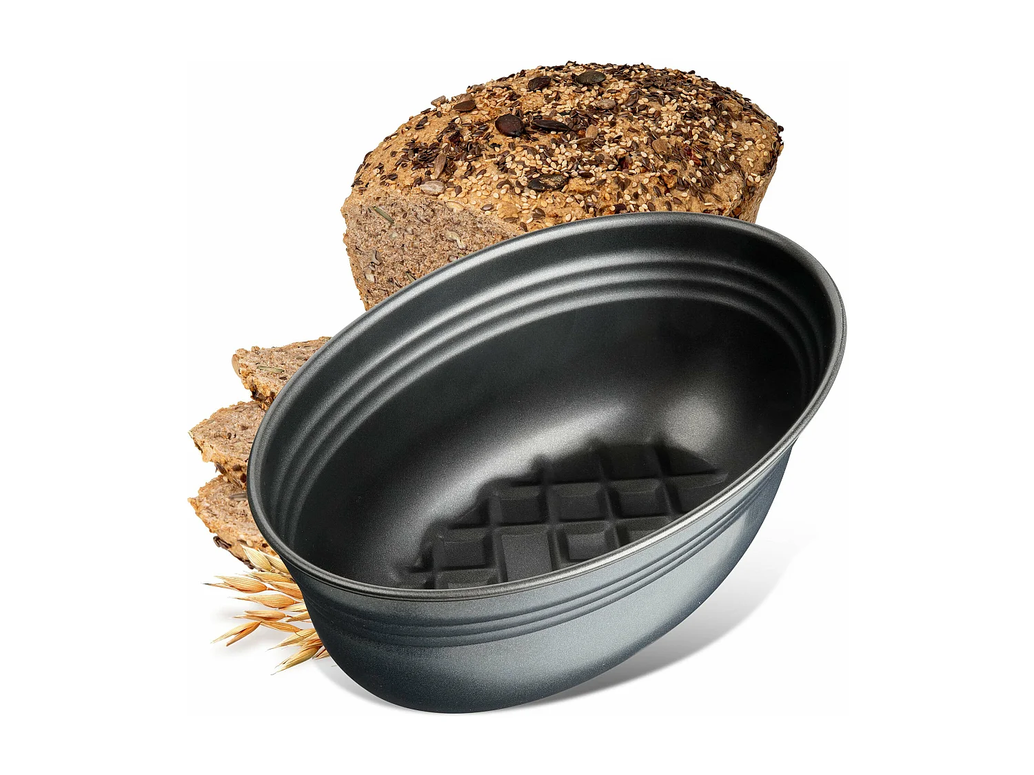 Moule à pain ovale 26 x 16 cm Zenker Black Metallic