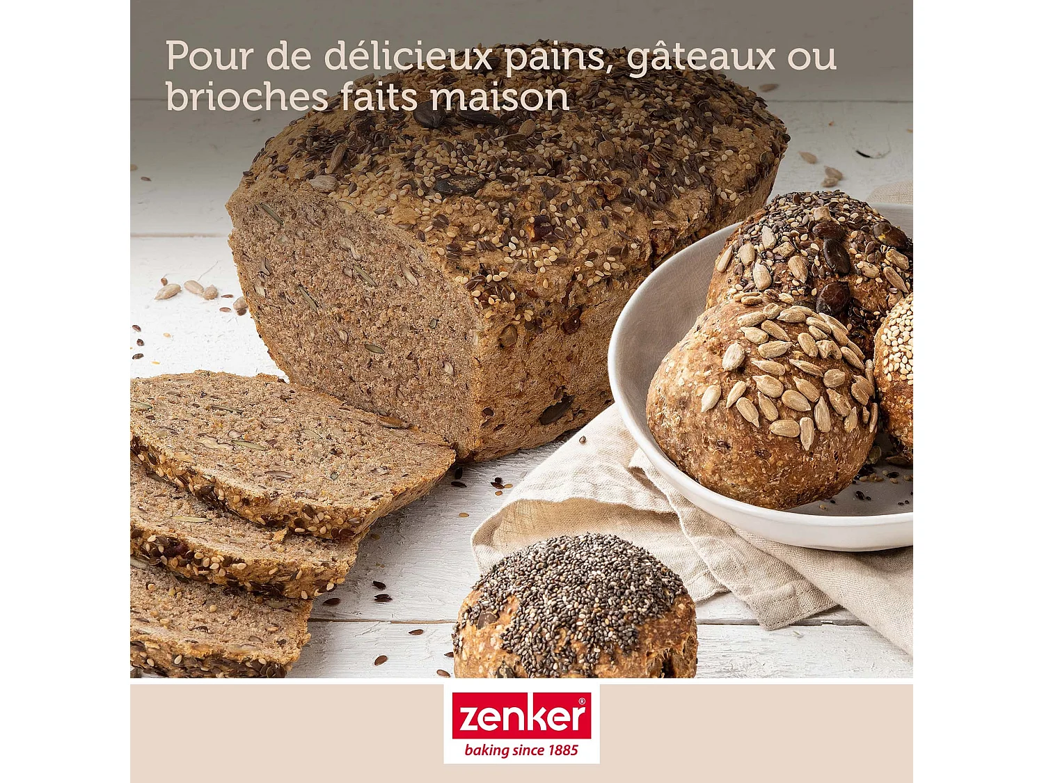 Moule à pain ovale 26 x 16 cm Zenker Black Metallic