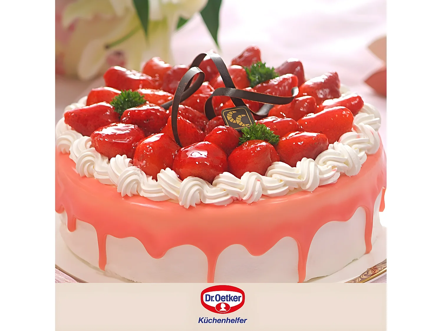 Moule à manqué fond amovible 28 cm Dr Oetker Back Liebe