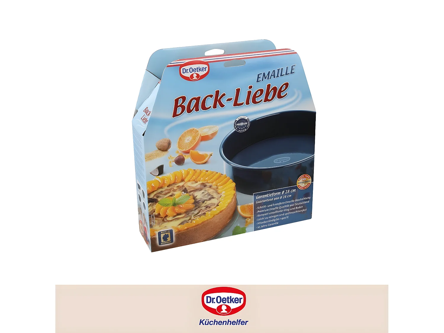 Moule à manqué fond amovible 28 cm Dr Oetker Back Liebe