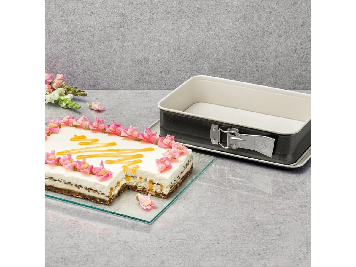 Moule à manqué 28 cm et moule rectangulaire 28 x 18 cm Dr. Oetker Back Trend