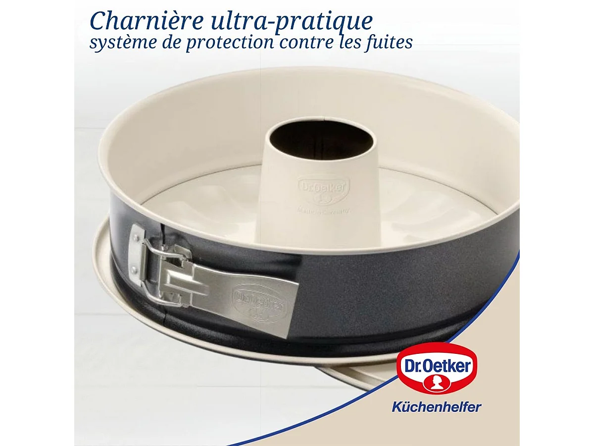 Moule à manqué et à savarin double fond 28 cm Dr.Oetker Back Trend