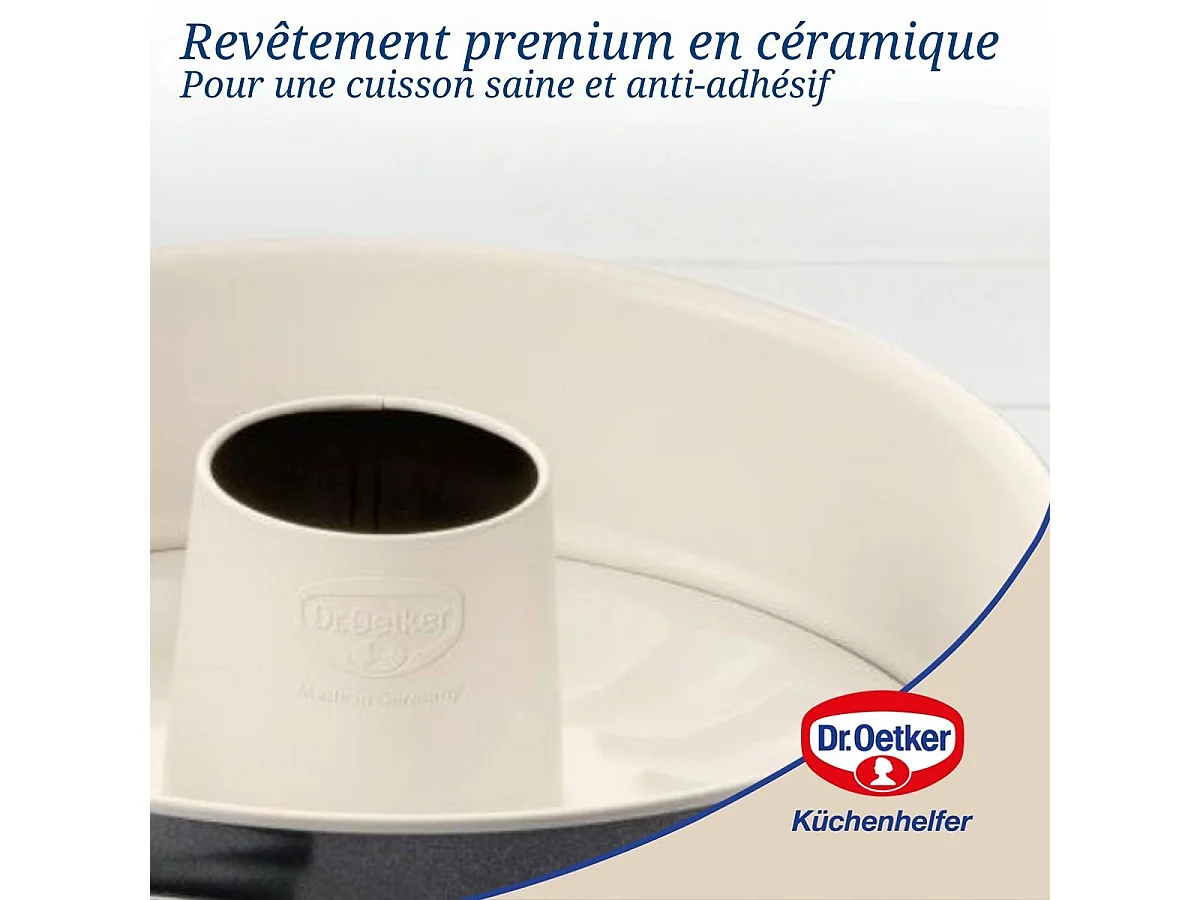 Moule à manqué et à savarin double fond 28 cm Dr.Oetker Back Trend