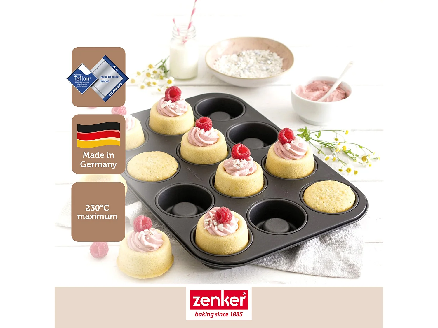 Moule 12 babas au rhum Zenker Spécial Créative