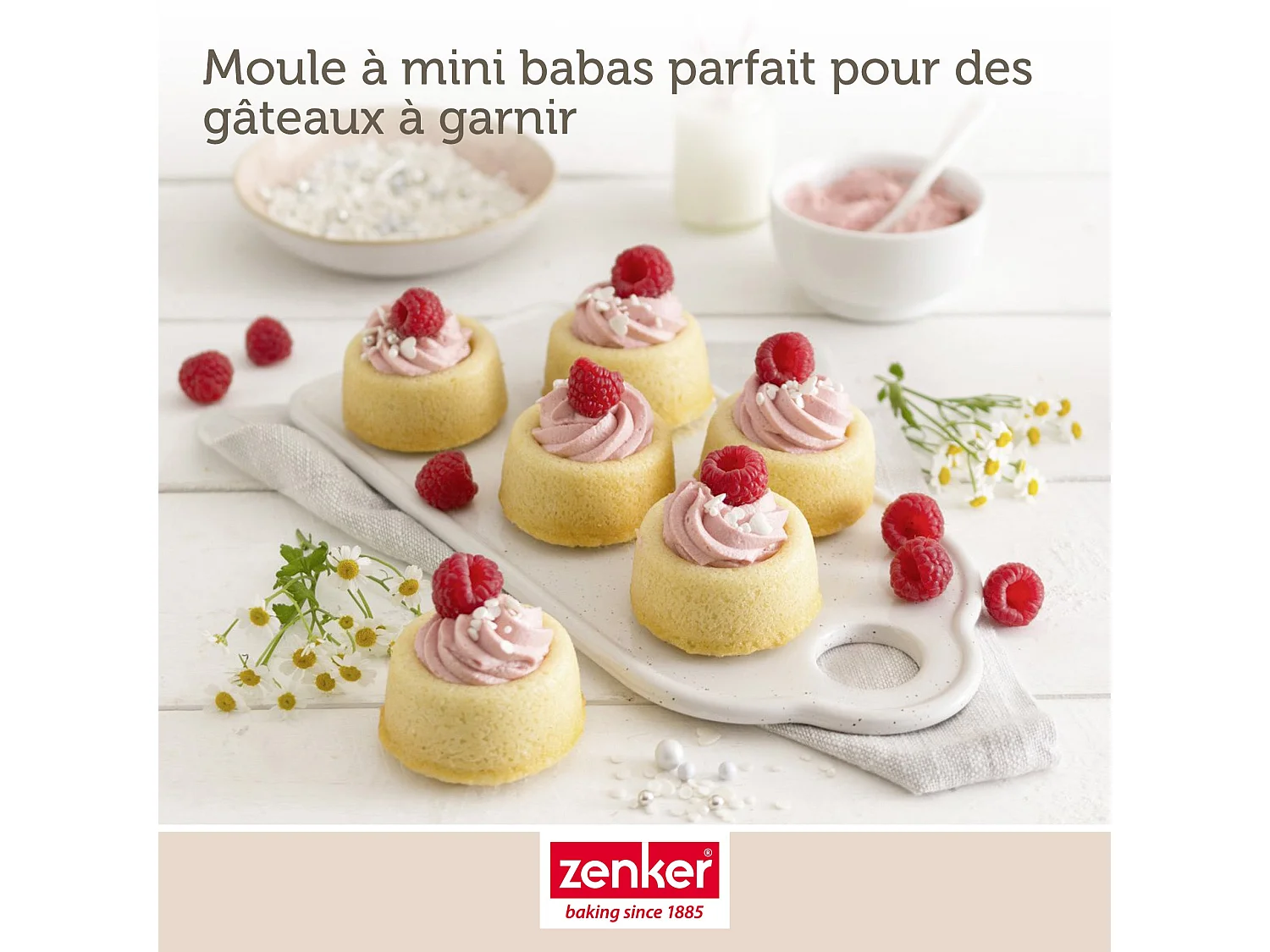 Moule 12 babas au rhum Zenker Spécial Créative