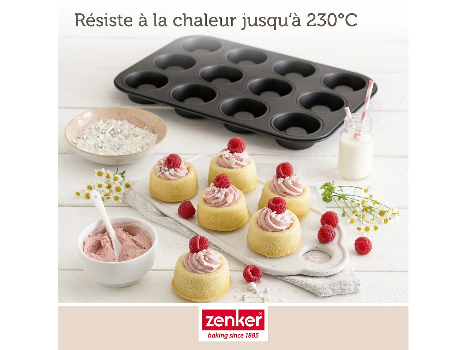 Moule 12 babas au rhum Zenker Spécial Créative