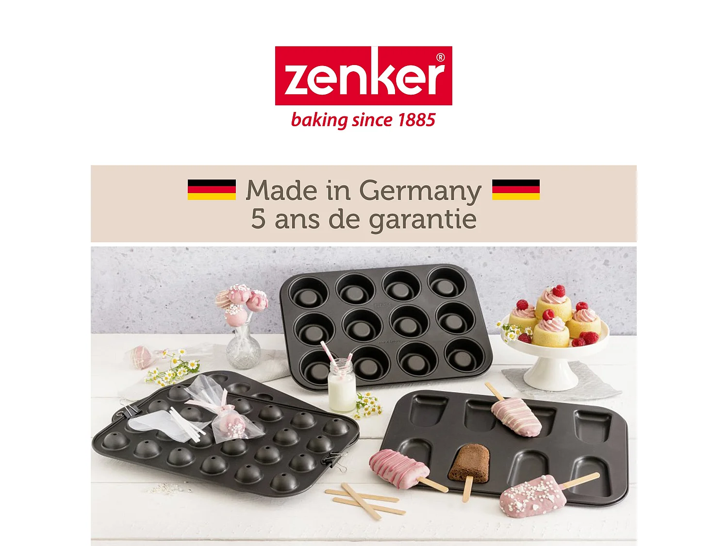 Moule 12 babas au rhum Zenker Spécial Créative