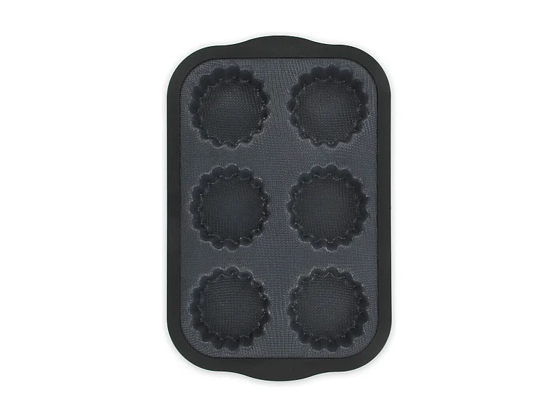 Moule 6 mini tartelettes 28 x 18 cm Zenker Silicone fibre de verre