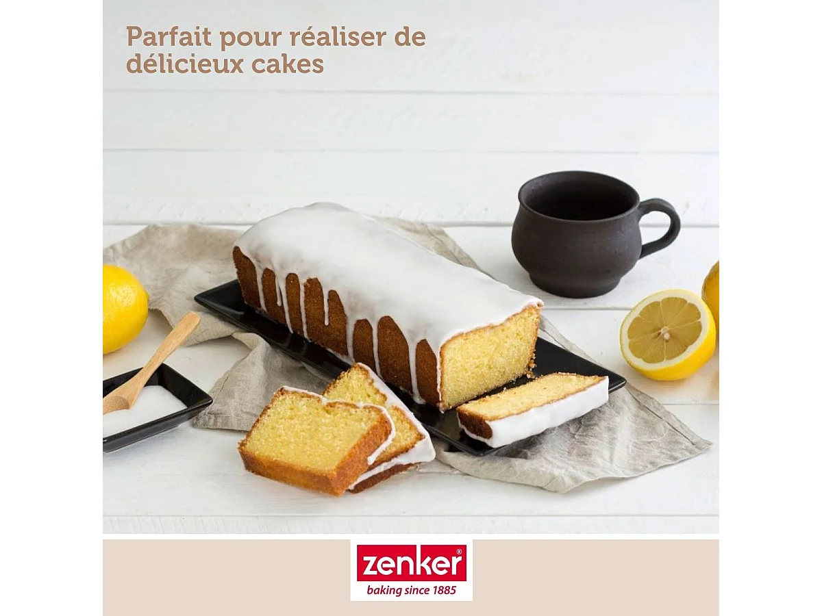 Moule à cake extensible 20 à 35 cm Zenker Black Metallic