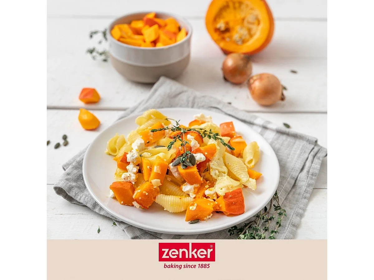 Plat à four XXL rectangle 40 x 29 cm en acier émaillé Zenker Spécial Cooking