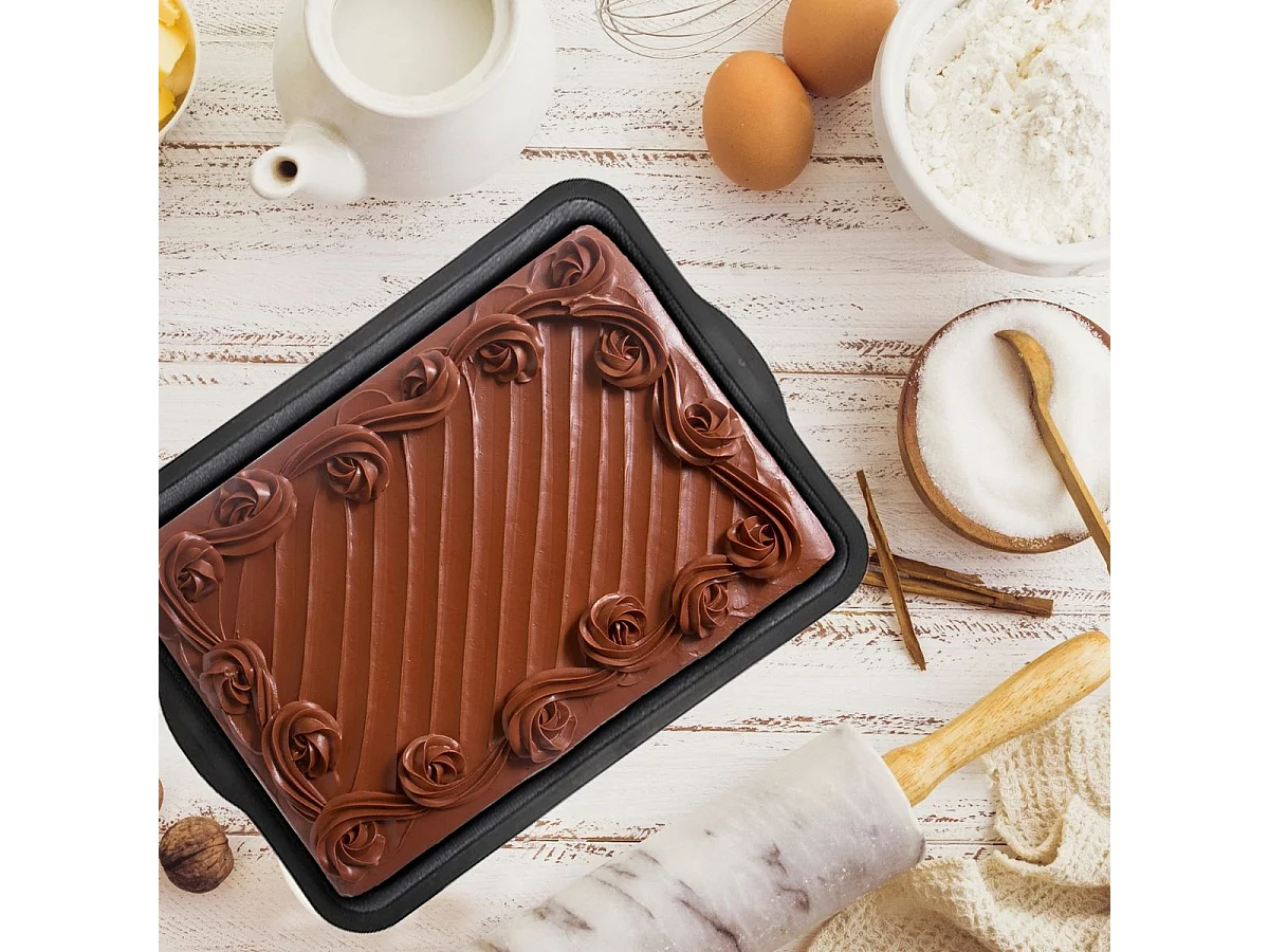 Plaque à pâtisserie rectangle 35 x 26 cm Zenker Silicone fibre de verre