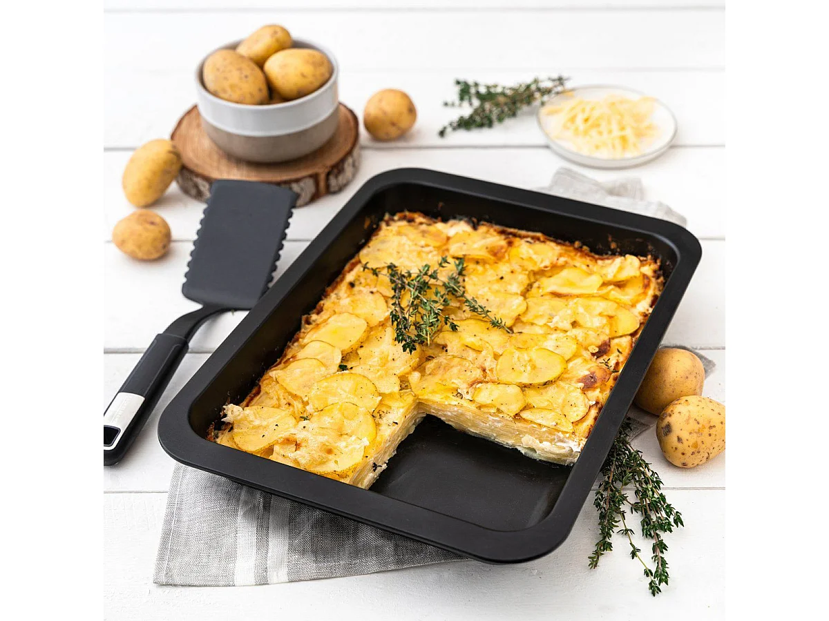 Ensemble de 2 plats de cuisson four rectangulaires 37 x 27 cm et 28 x 23 cm Zenker Special Cooking