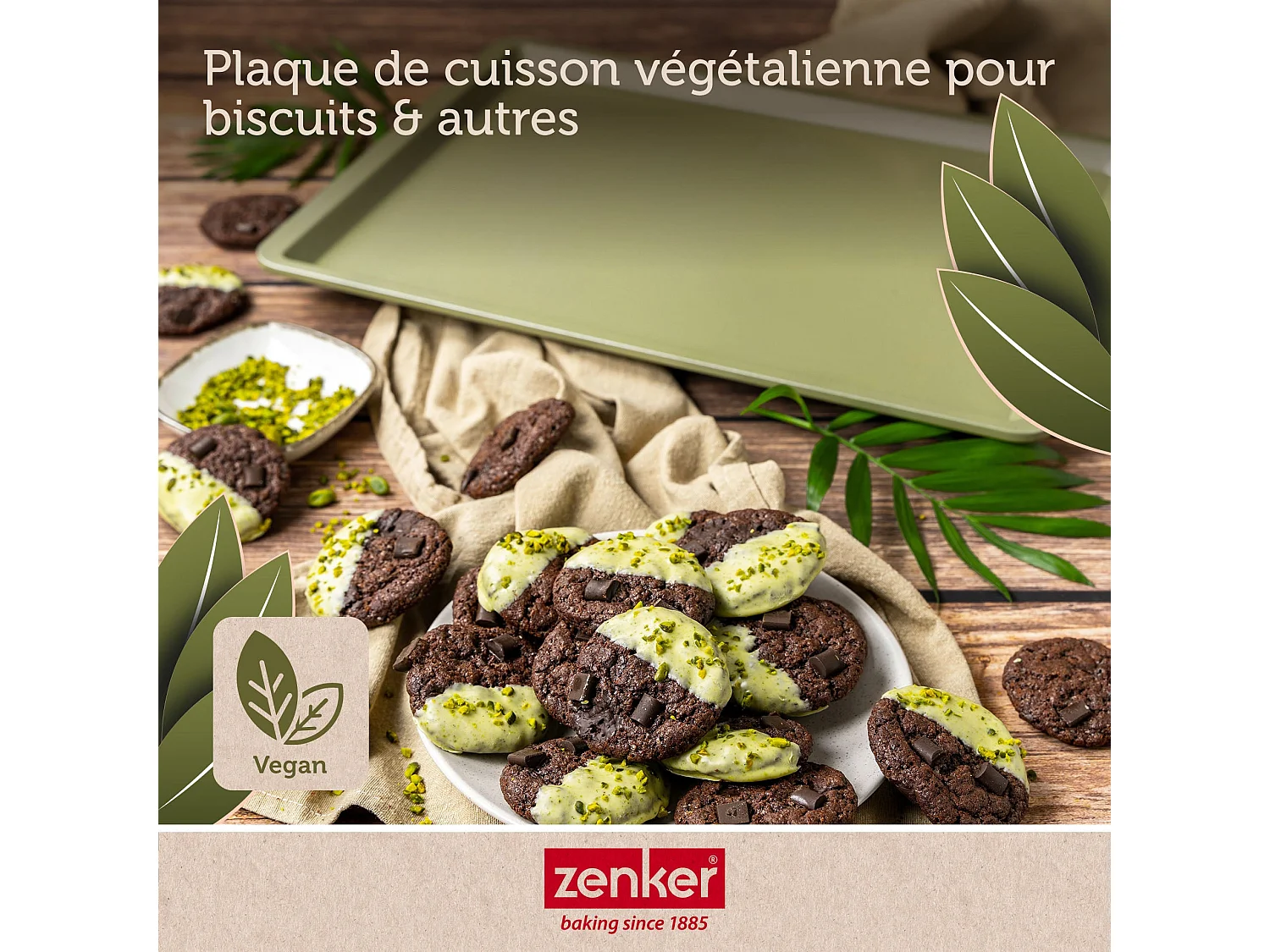 Plaque à pâtisserie 42 x 32 cm Zenker Green Vision