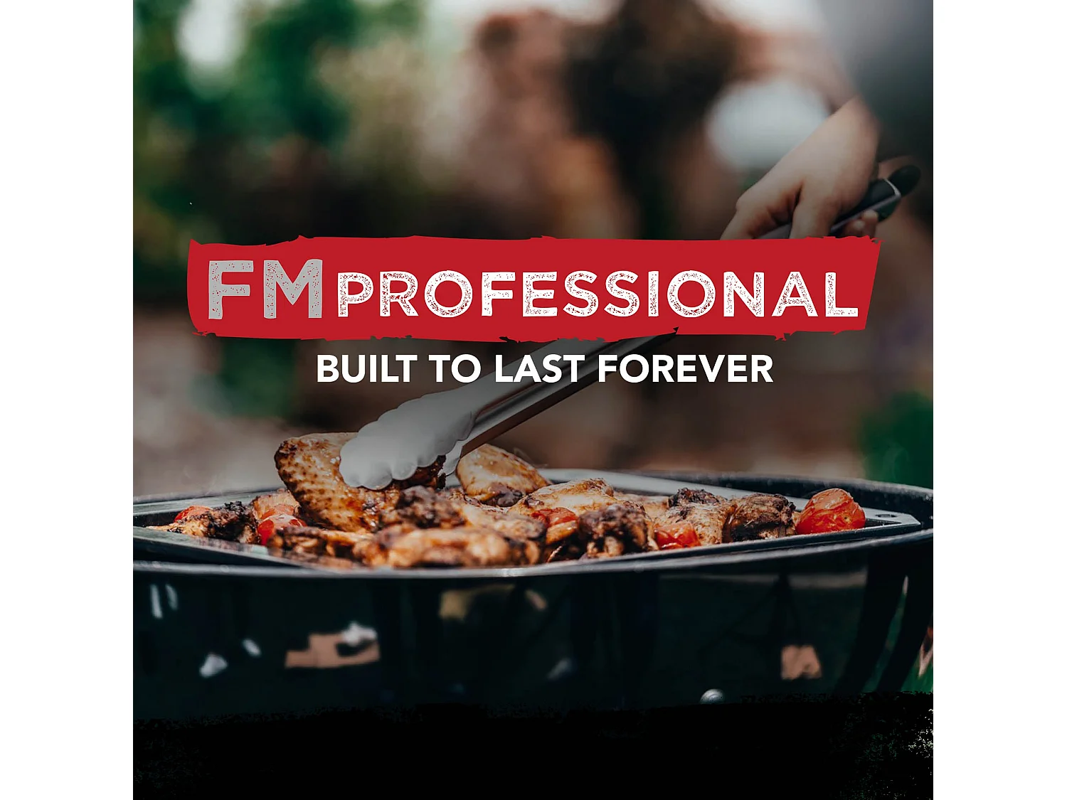 Plat à four en acier émaillé 40 x 34 cm FM Professional Barbecue