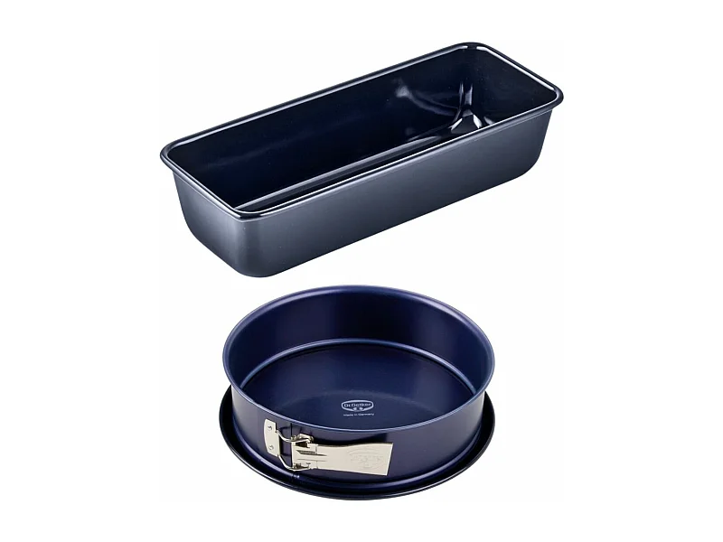 Moule à cakes 30 cm et moule à manqué 26 cm en email Dr. Oetker Back Liebe