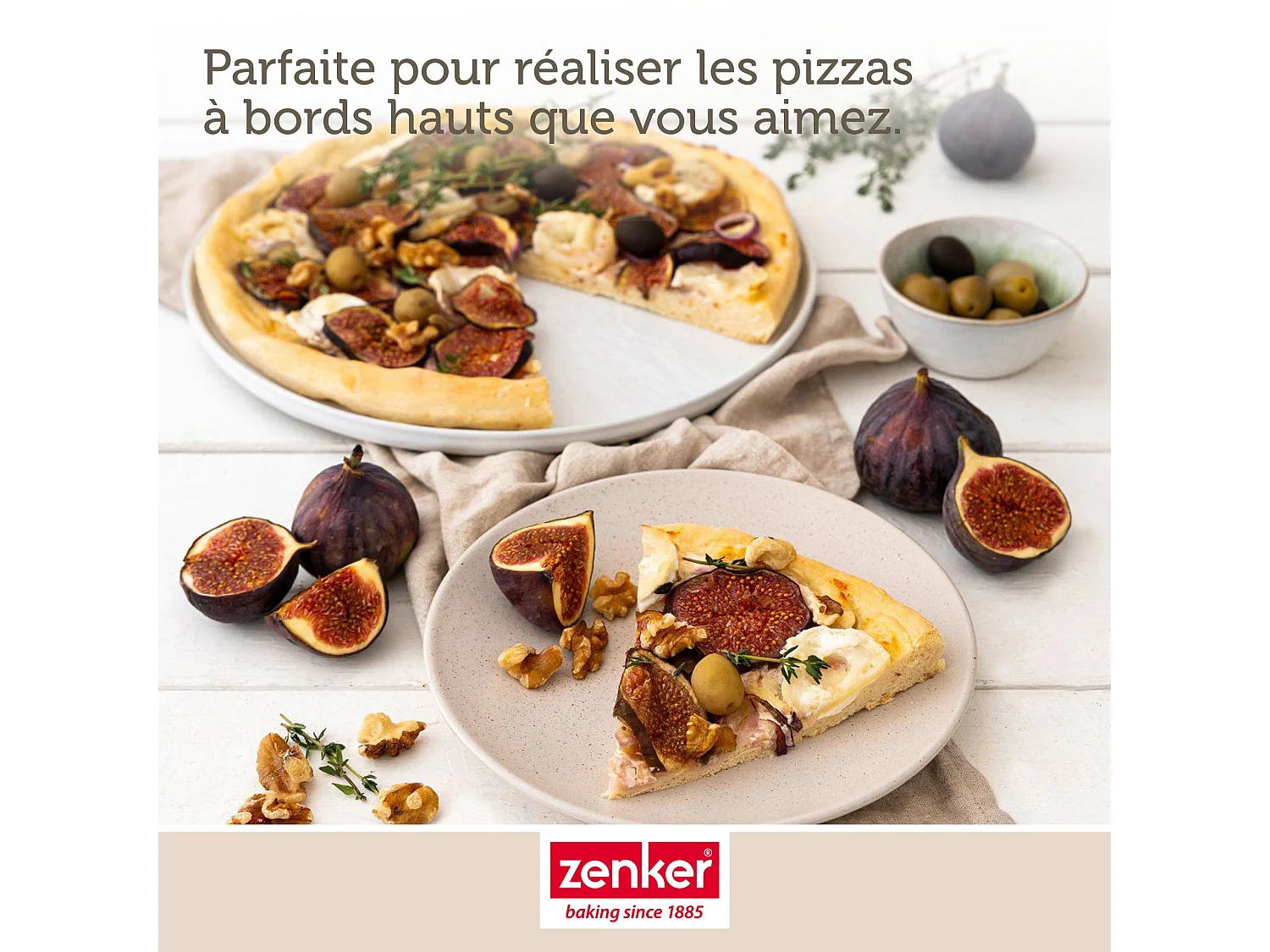 Plaque à pizza 24,5 cm Zenker Spécial Countries