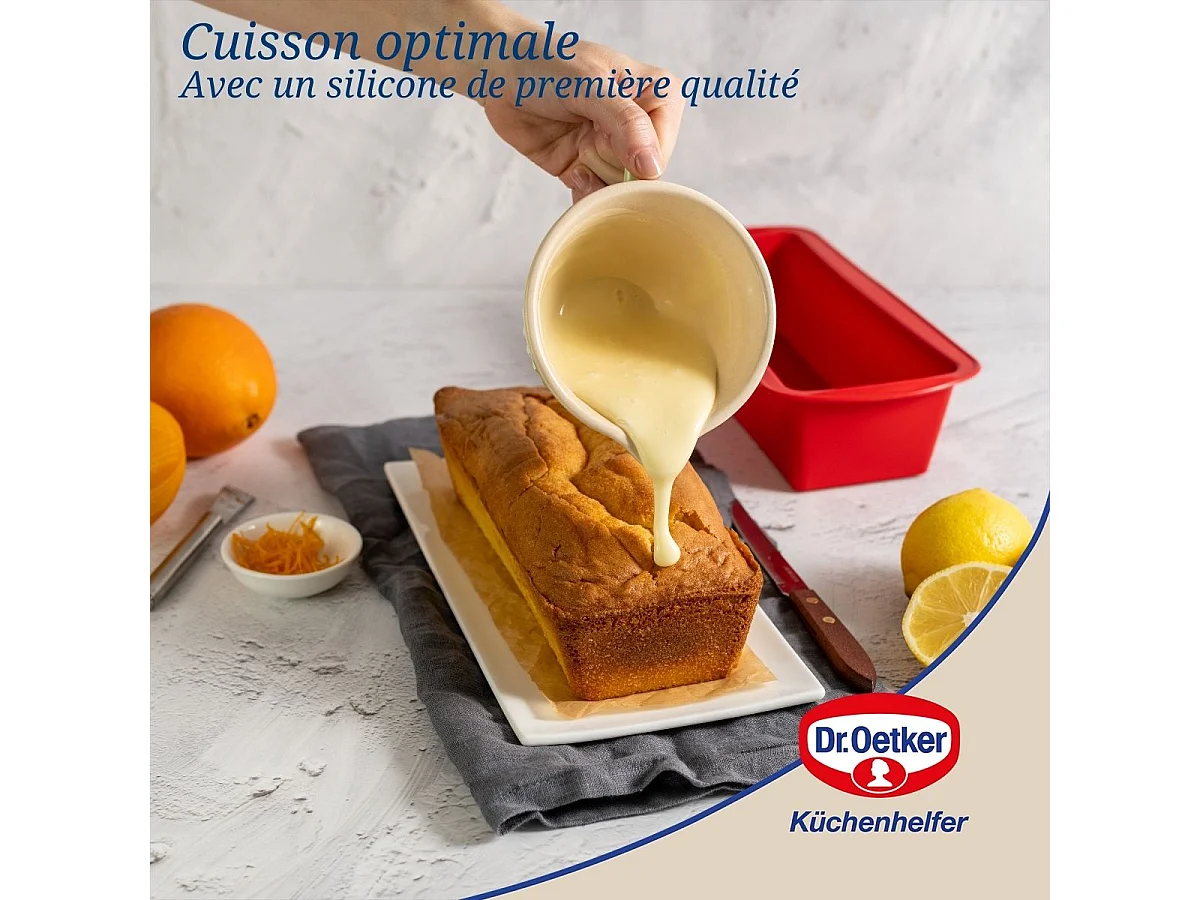 Moule à cakes en silicone 24 cm Dr Oetker Flexxibel Love