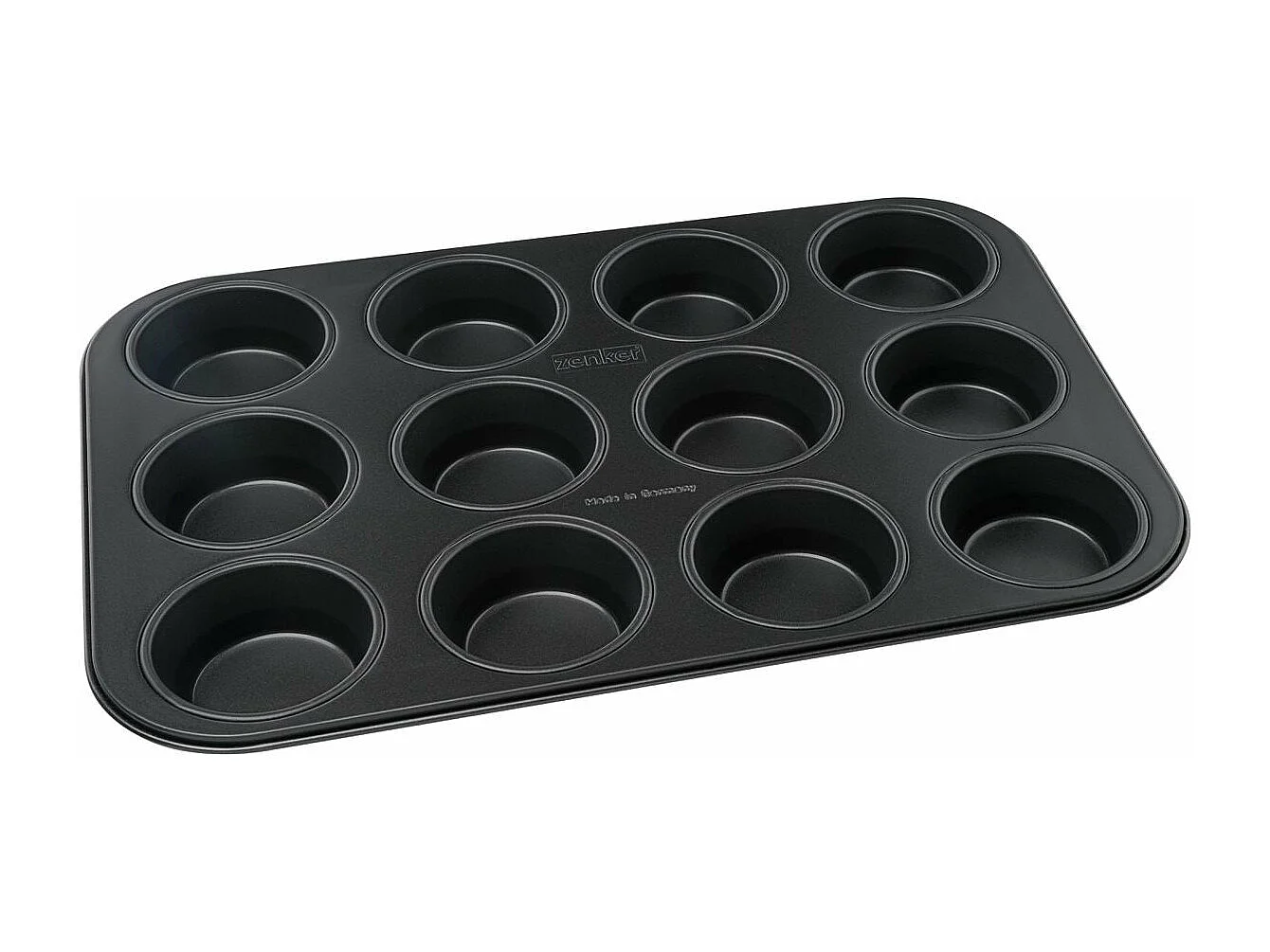 Moule à muffins 12 empreintes 38 x 26 cm Zenker Black Metallic