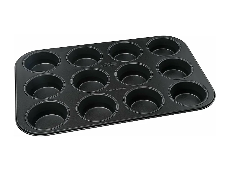 Moule à muffins 12 empreintes 38 x 26 cm Zenker Black Metallic