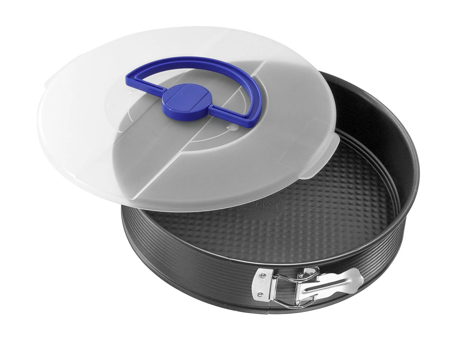 Moule à manqué à charnière 26 cm avec couvercle de transport Zenker Pure