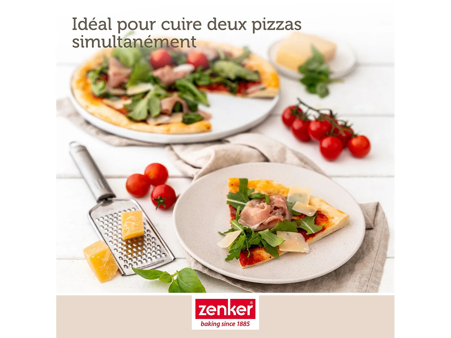 Set à pizza 3 pièces 29 cm Zenker Spécial Countries