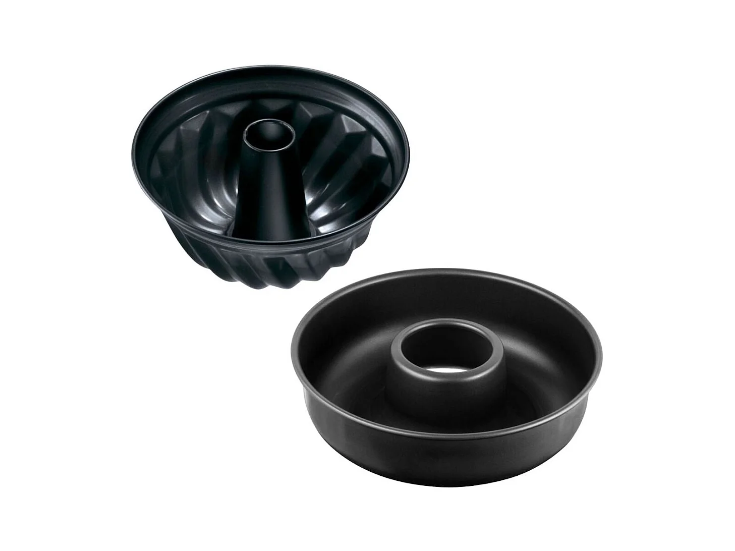 Moule à kouglofs 25 cm et moule à savarin 28 cm Zenker Black Metallic