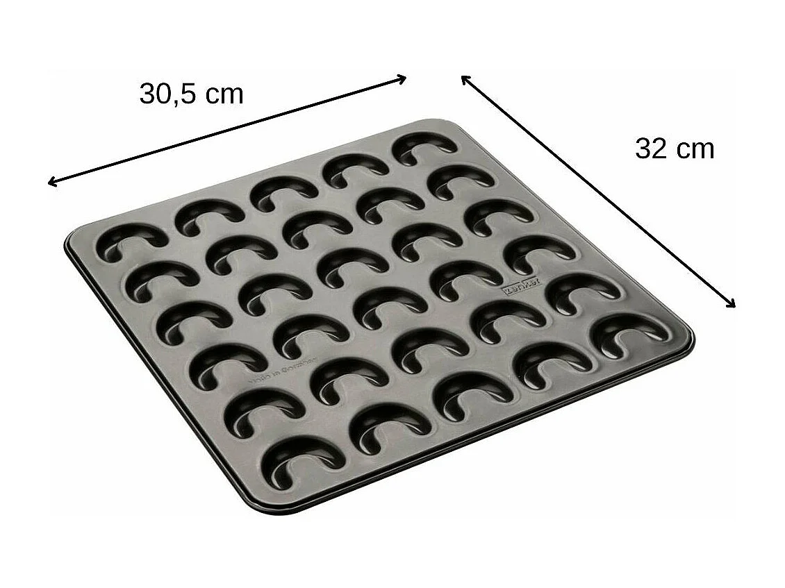 Plaque pour 30 croissants à la vanille 31 x 32 cm Zenker Special Creative