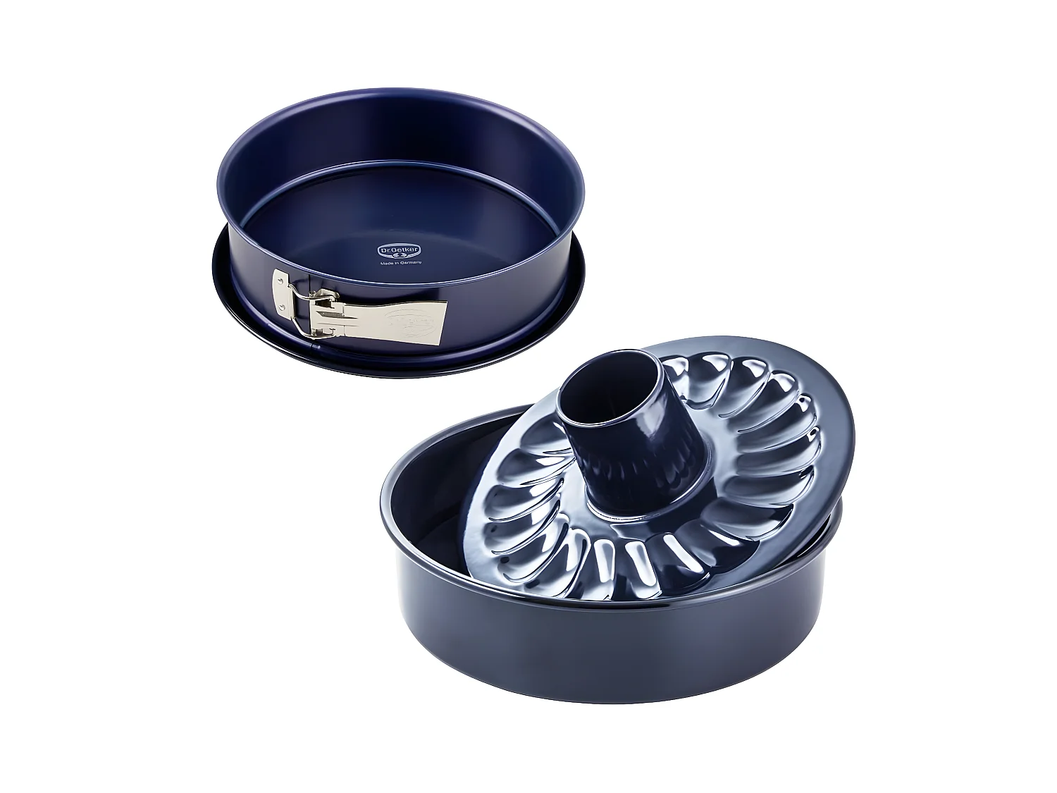 Moule à charnière 26 cm et moule à savarin fond amovible 28 cm Dr. Oetker Back Liebe