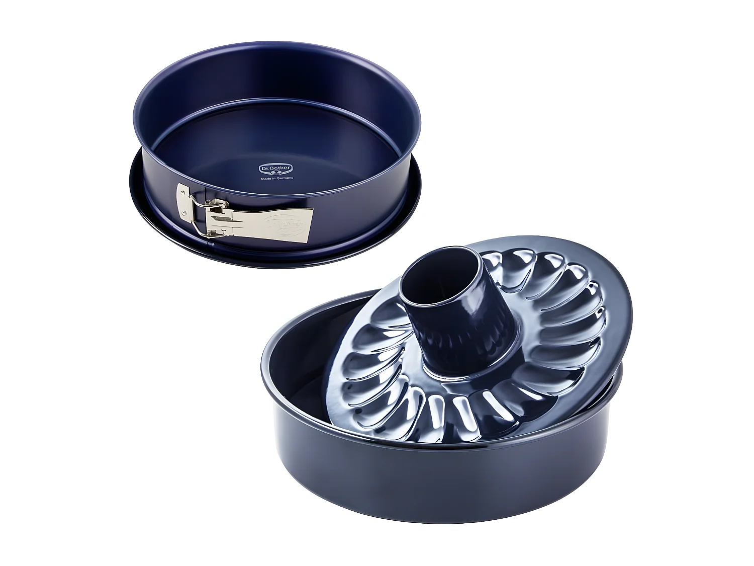 Moule à charnière 26 cm et moule à savarin fond amovible 28 cm Dr. Oetker Back Liebe