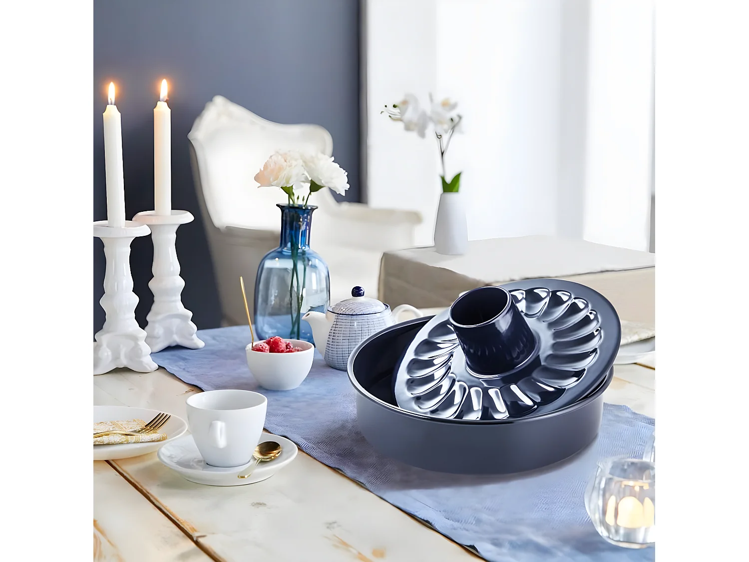 Moule à charnière 26 cm et moule à savarin fond amovible 28 cm Dr. Oetker Back Liebe