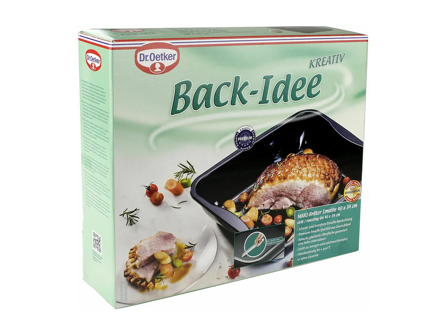 Plat à four XXL à bords hauts Dr Oetker Back-Idee Kreativ