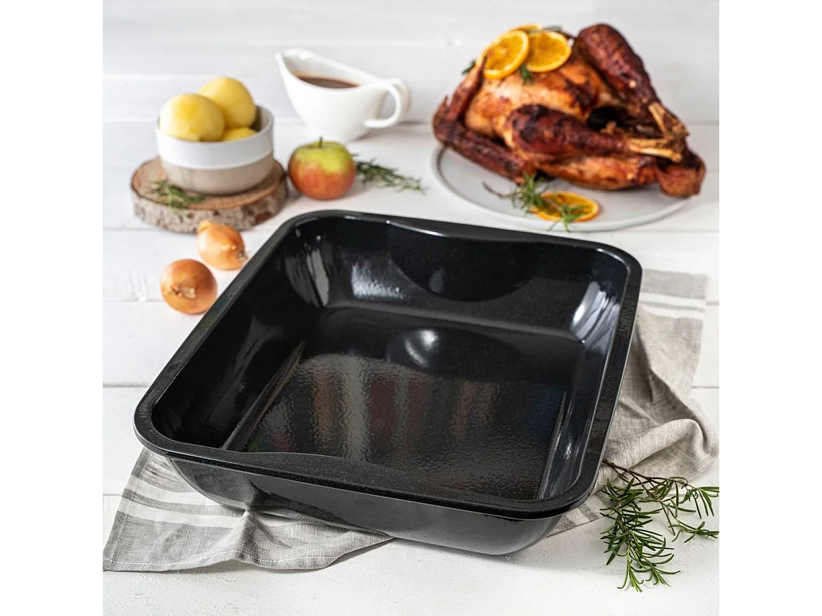 Plat à four bords hauts 40 x 34 cm et plaque de cuisson 42 x 29 cm Dr. Oetker Back-Idee Kreativ