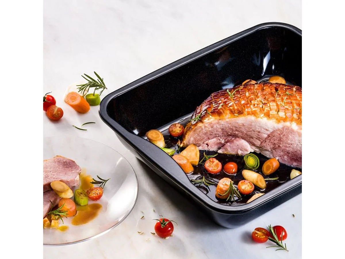 Plat à four bords hauts 40 x 34 cm et plaque de cuisson 42 x 29 cm Dr. Oetker Back-Idee Kreativ