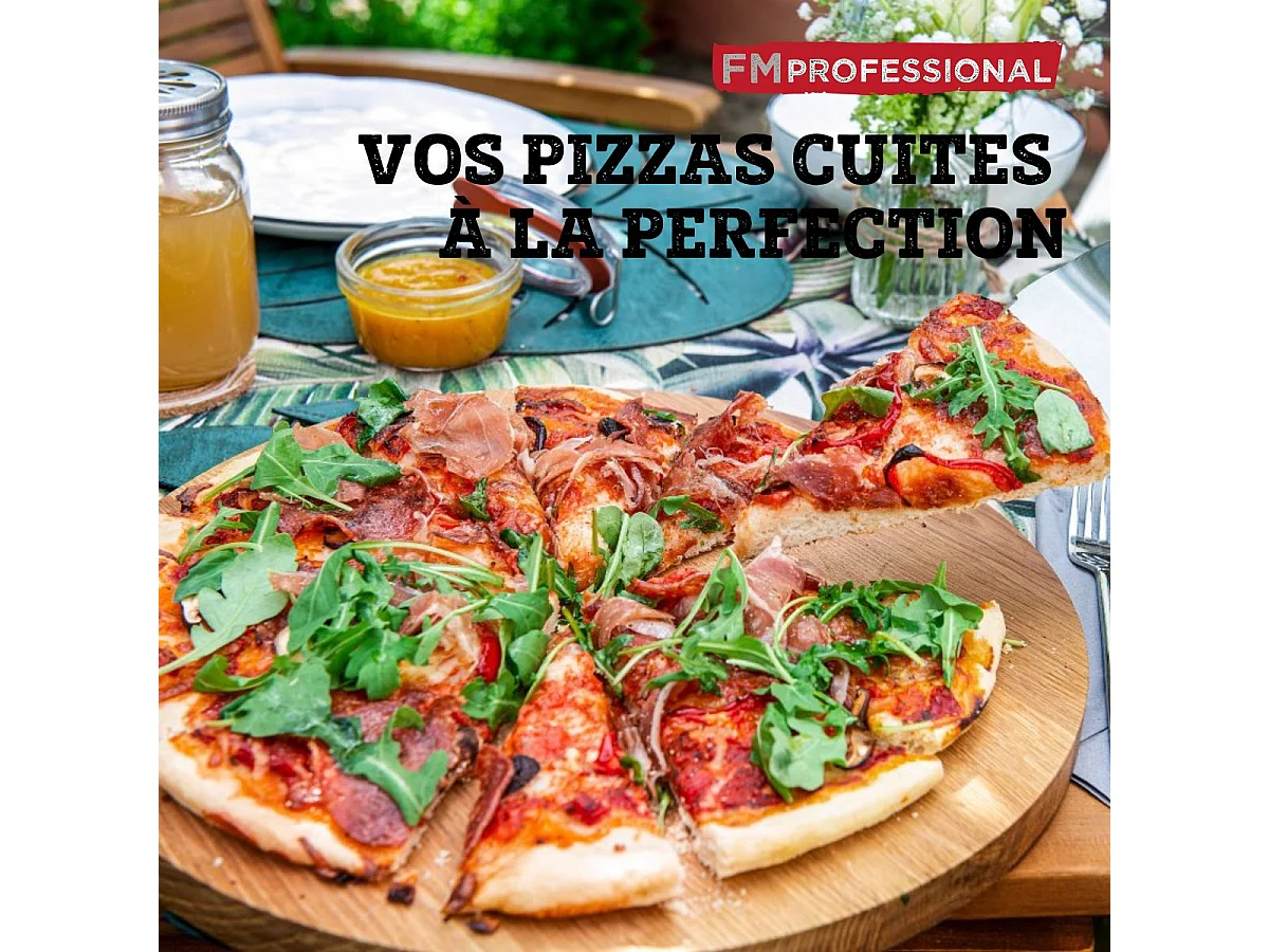 Plaque pizza surgelée 30 cm FM Professional