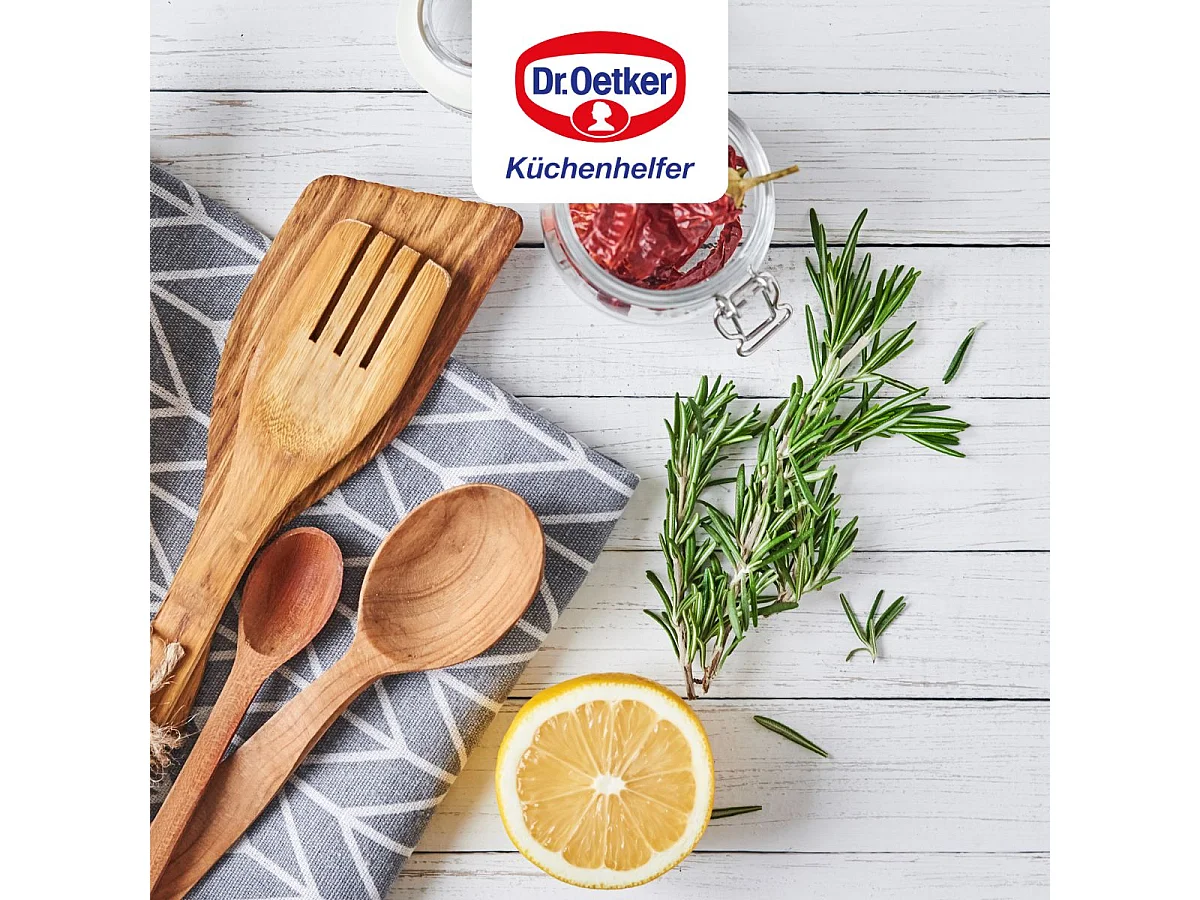 Plat à four avec couvercle en acier émaillé 42 x 34 cm Dr. Oetker Back-Idee Kreativ